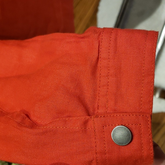 Nwt Cynthia Rowley linnen jacket red - Picture 6 of 8